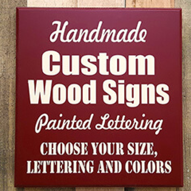 Custom Wood Signs